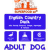 SFD Superfood English Country Duck with parsnip, beetroot, orange, asparagus and pumpkin (Adult Dog)