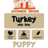 Goodness Grains Turkey with rice puppy