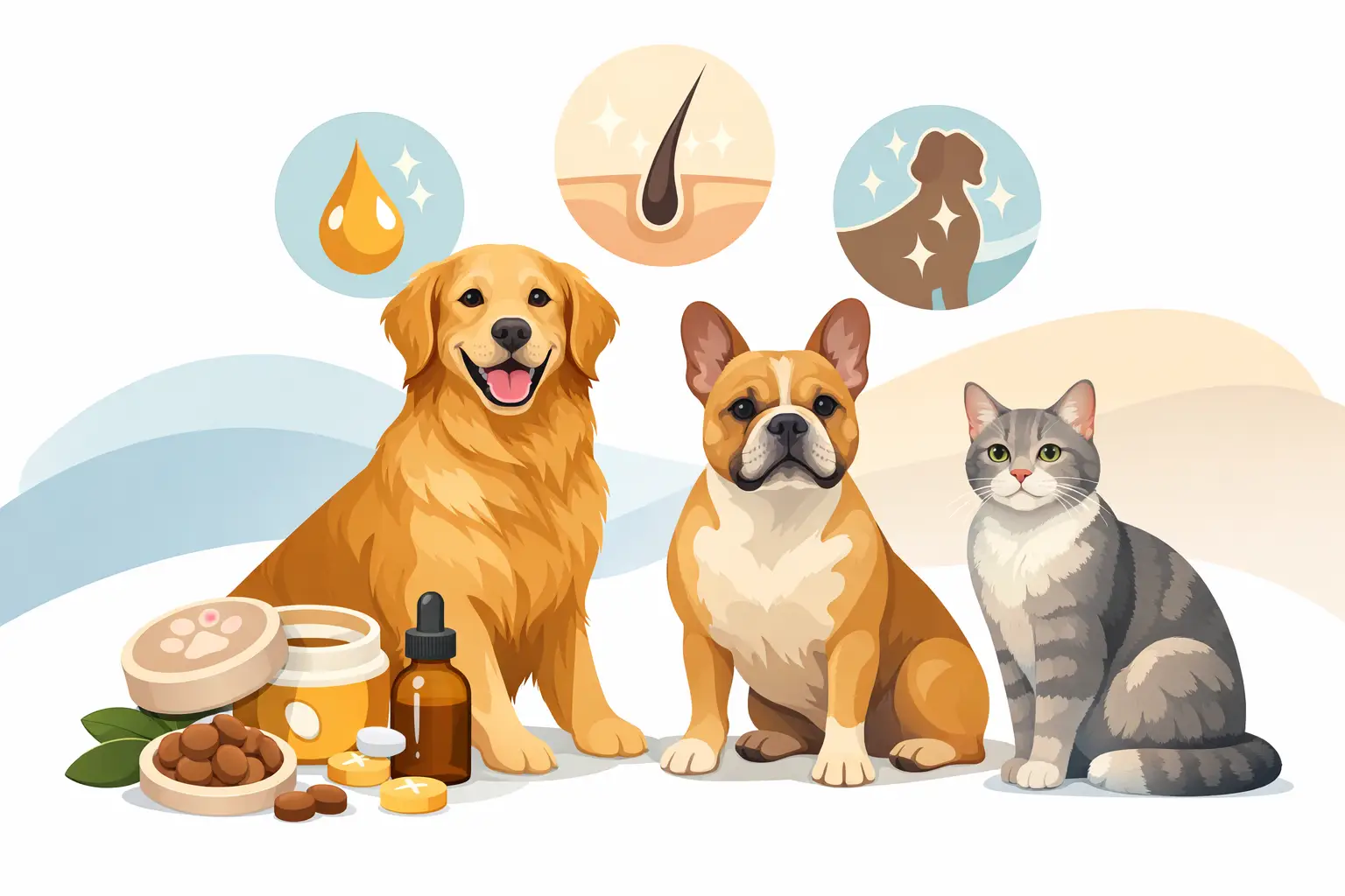 Dog Coat Supplements: When They Can Help