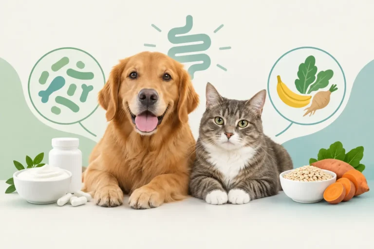 Probiotics Versus Prebiotics for Dogs and Cats